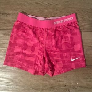 Nike Hot Pink Bike Shorts